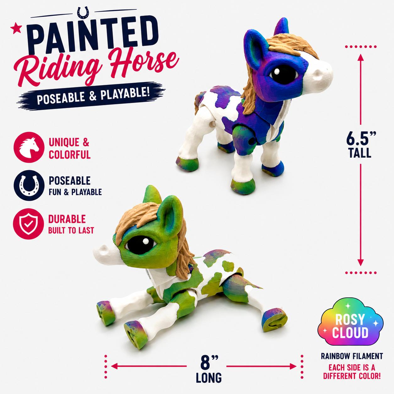 Stable Mates — 6" Articulated Horse Figurines
