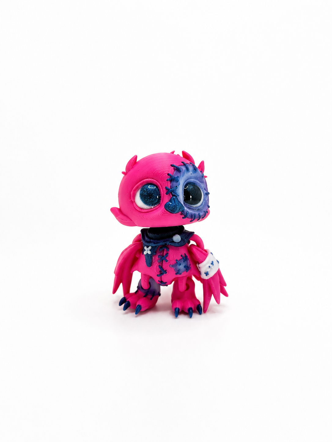 Crowlie Owl — Hand-Painted Articulated 3D Printed Figure