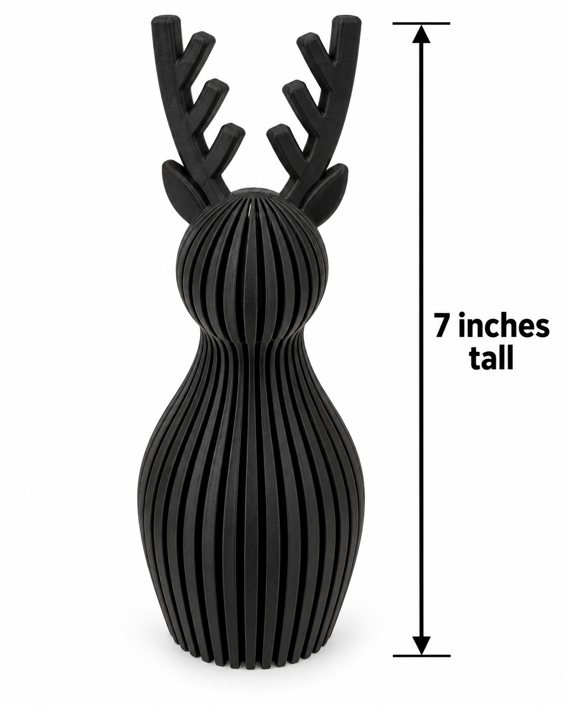 Woodland Deer Decor statue 7" tall