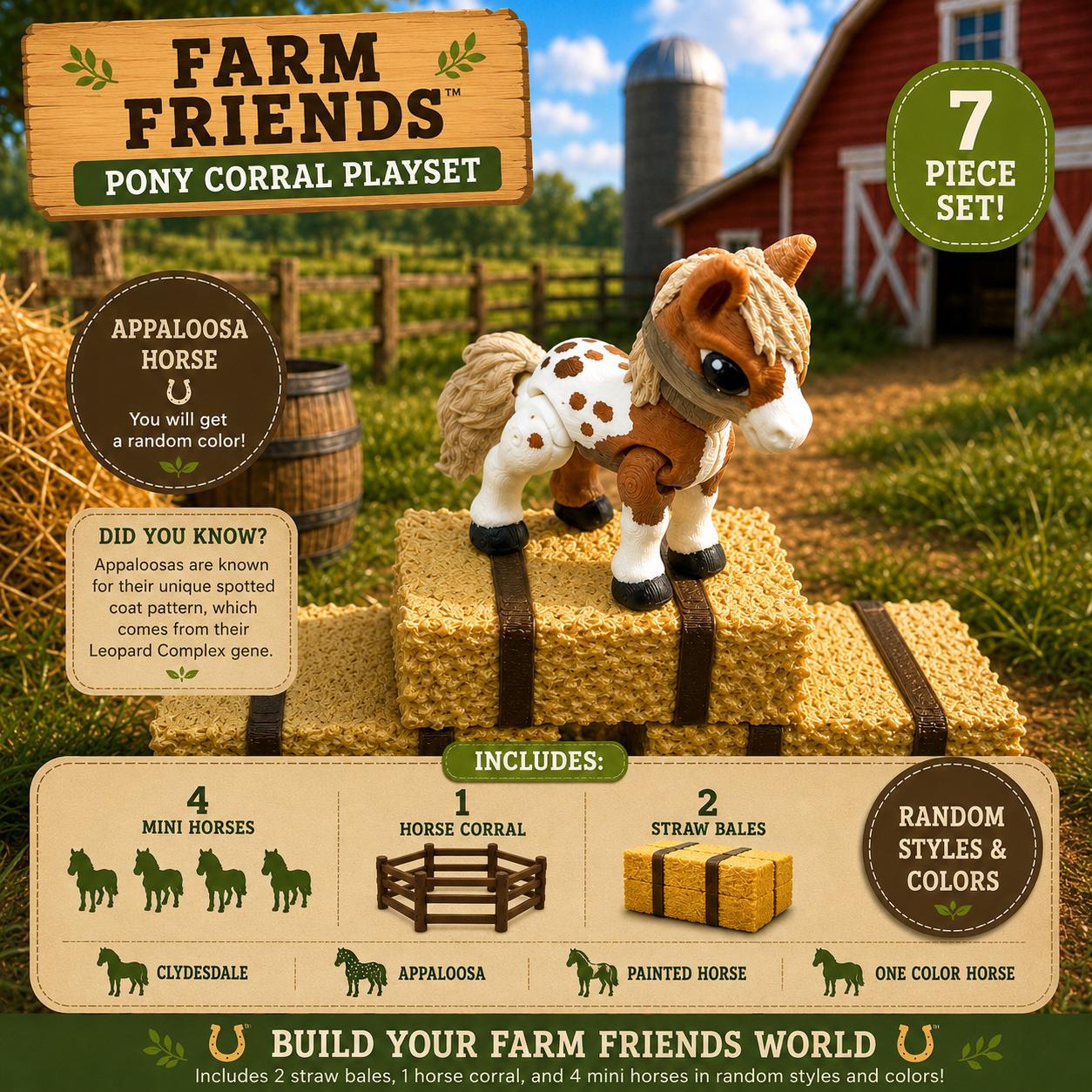 Farm Friends Horse Herd Figurines — Starter Set