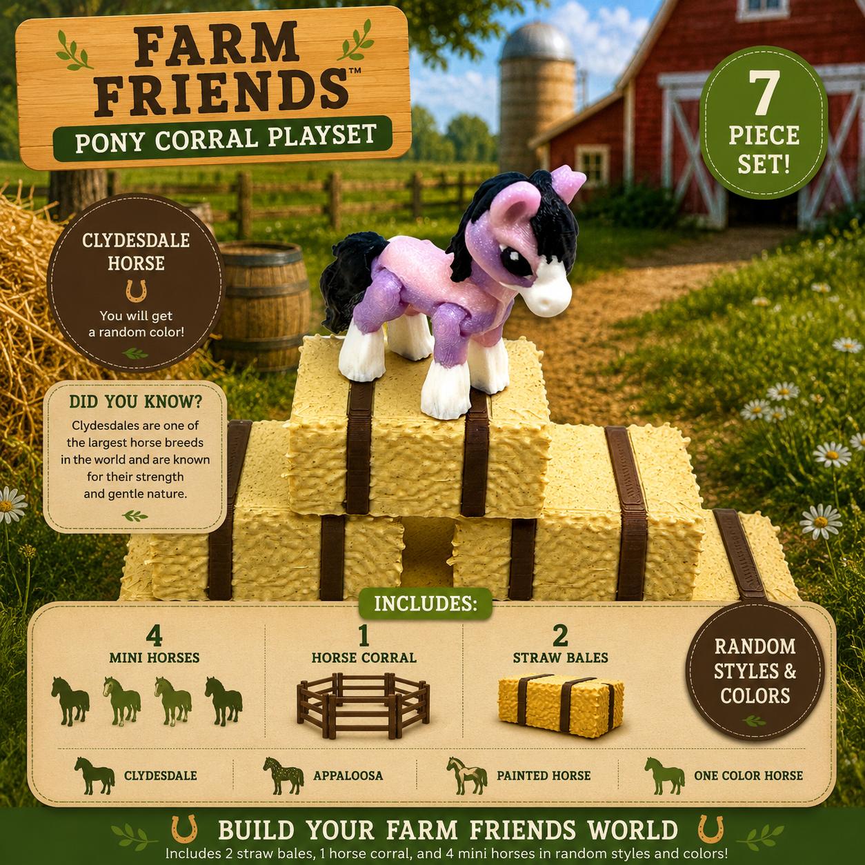 Farm Friends Horse Herd Figurines — Starter Set