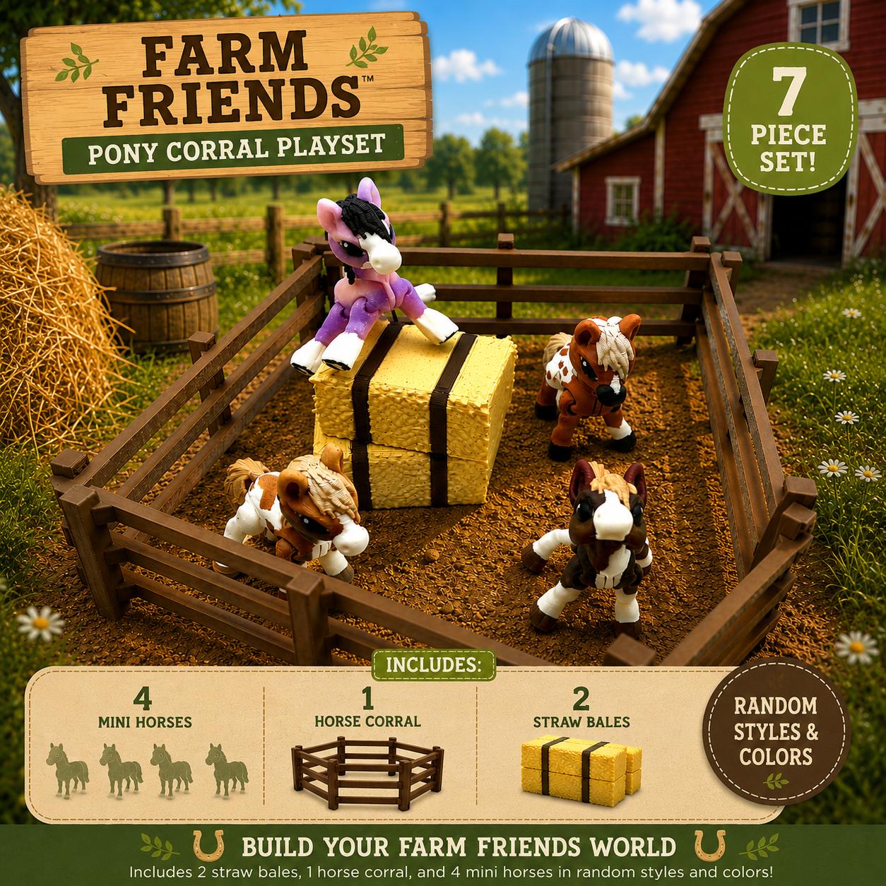 Farm Friends Horse Herd Figurines — Starter Set