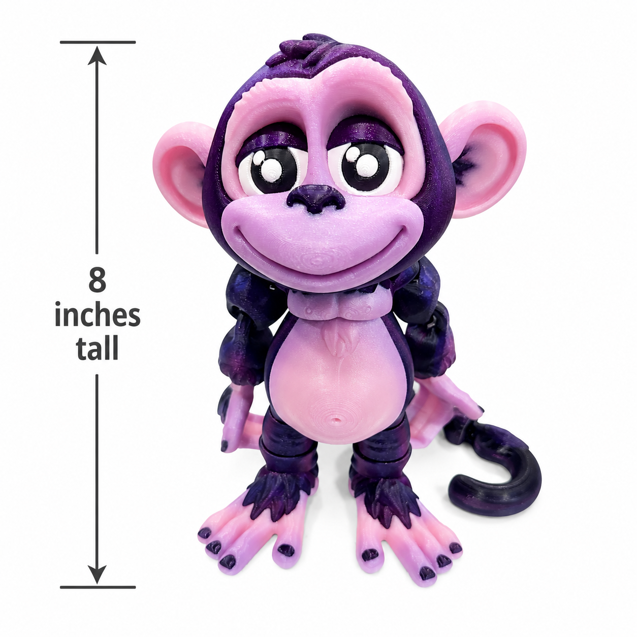 8" Monkey's Den Articulating Figurine