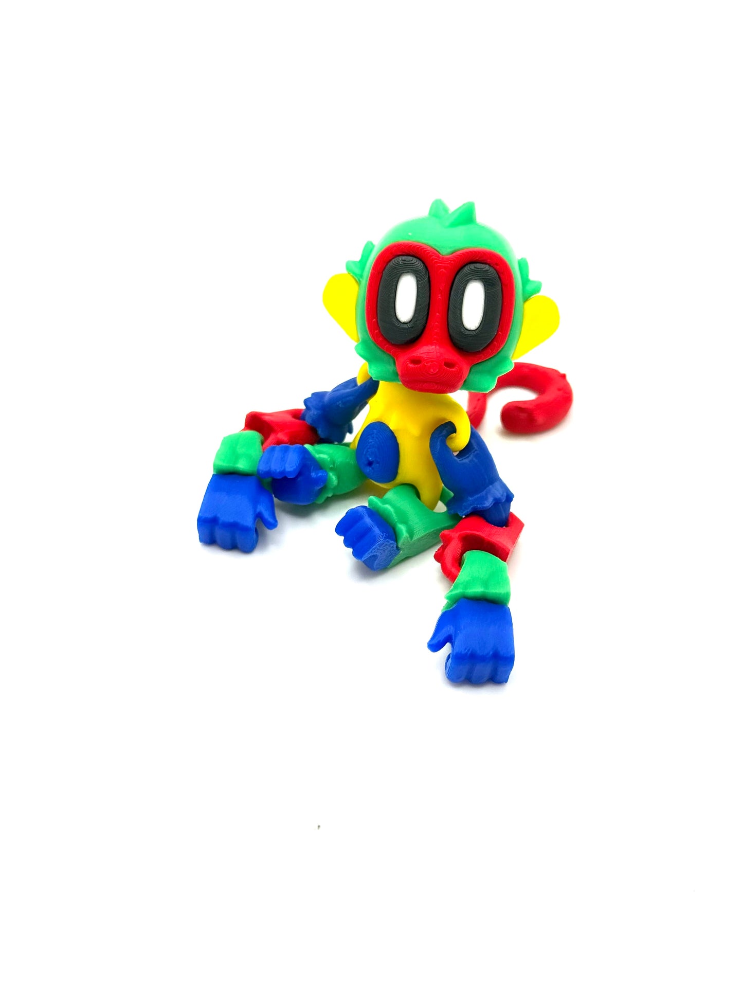 Mini Blob Monkey — Articulated Figurine