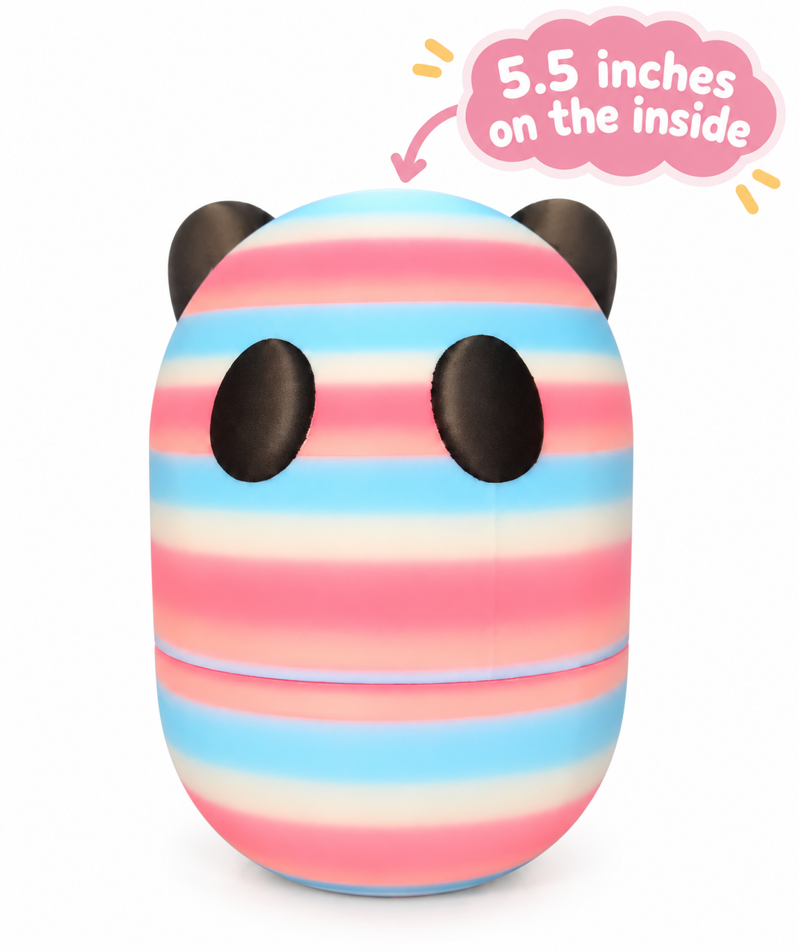 Panda Bear Container cute twist open storage
