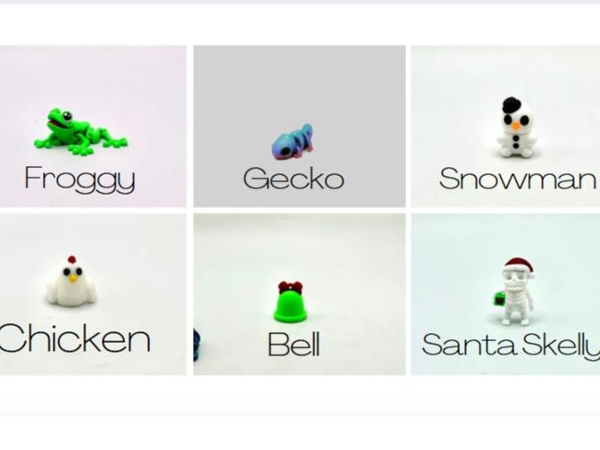 Micro Nibblets | Tiny 3D Printed Figures & Collectible Houses