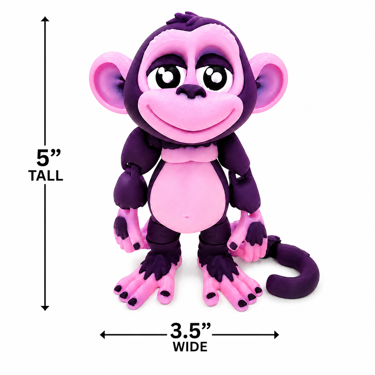 8" Monkey's Den Articulating Figurine