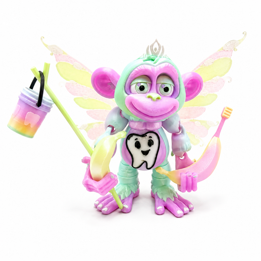 Tooth Fairy Monkey — 5.5" Articulated Collectible Figurine (HixTown Exclusive)