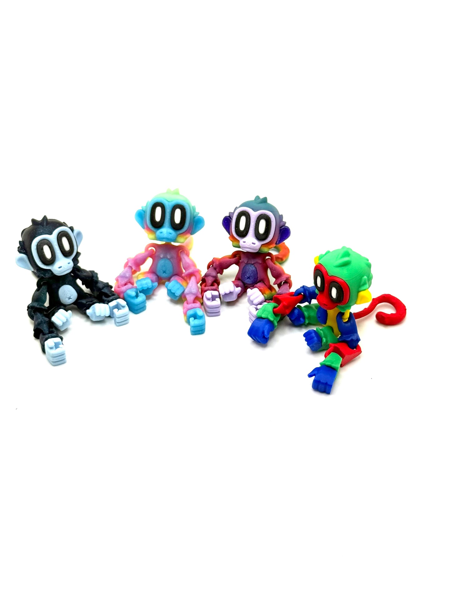 Mini Blob Monkey — Articulated Figurine