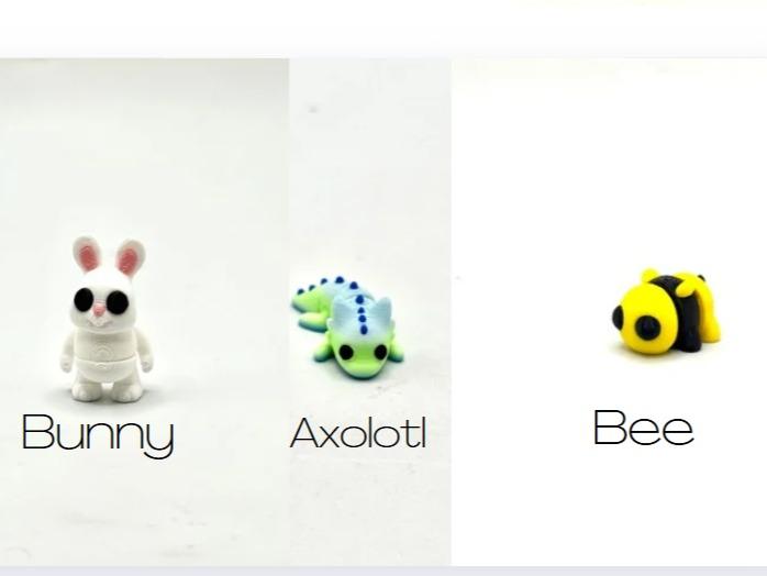 Micro Nibblets | Tiny 3D Printed Figures & Collectible Houses