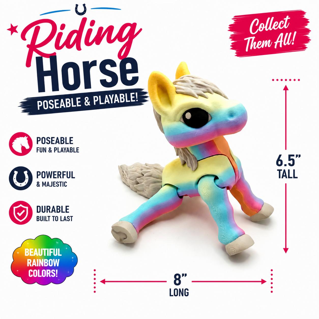 Stable Mates — 6.5" Articulated Horse Figurines