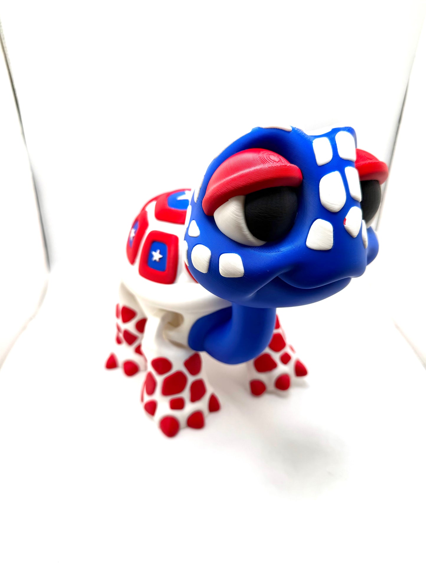 The Gentle Giant — XL Articulated Tortoise Figurine (9" x 11.5")