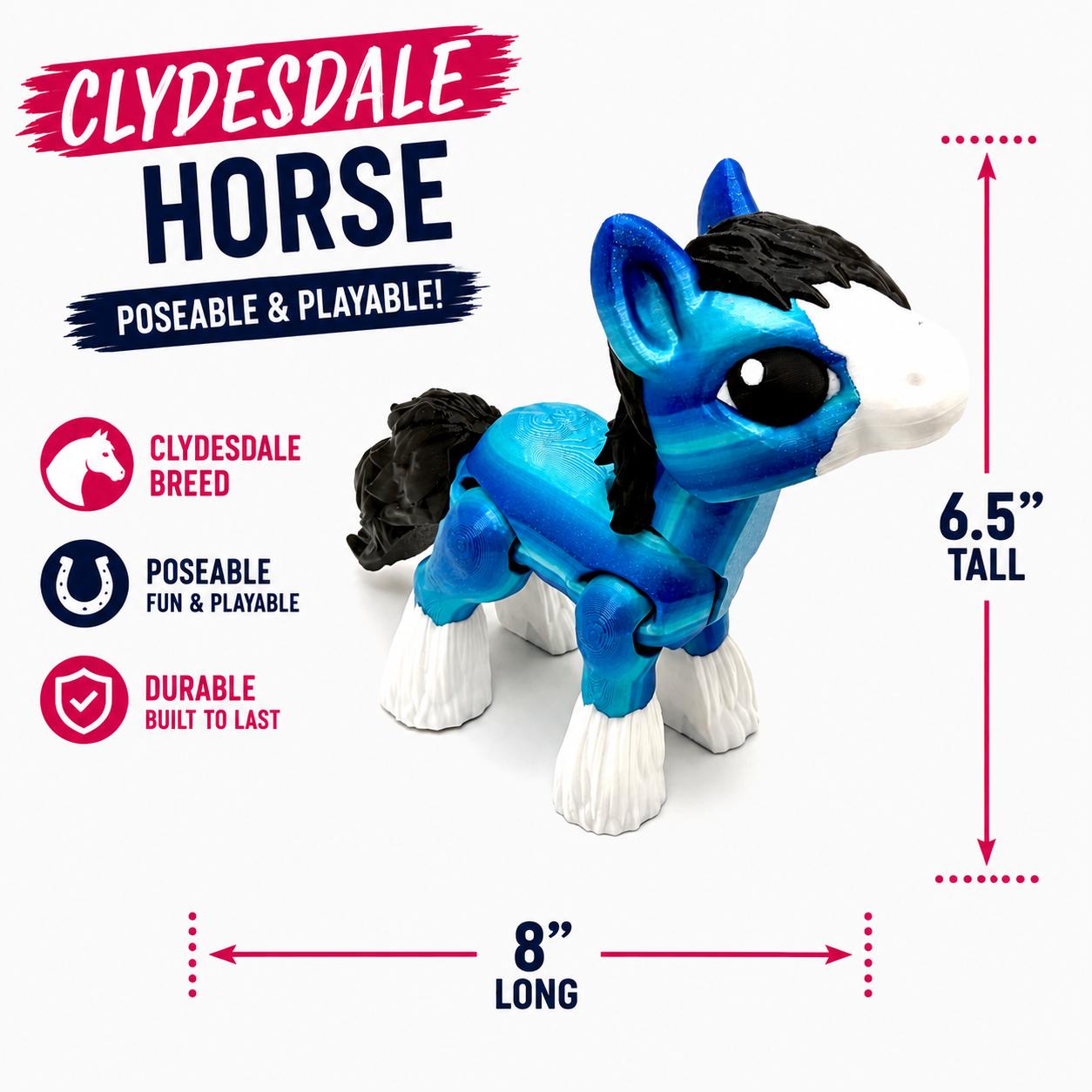 Stable Mates — 6.5" Articulated Horse Figurines
