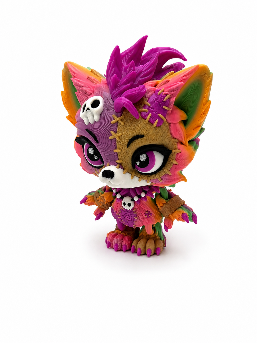 Lupa Wolf Pup — 4" 3D Printed Collectible Figurine