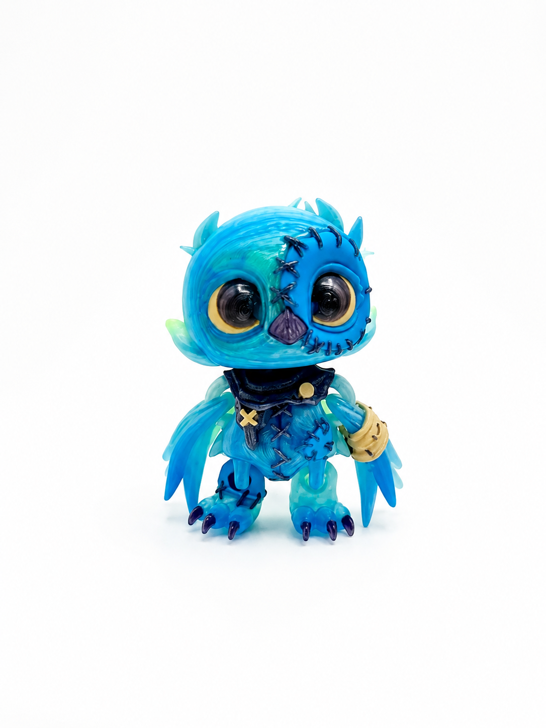 Crowlie Owl — Hand-Painted Articulated 3D Printed Figure