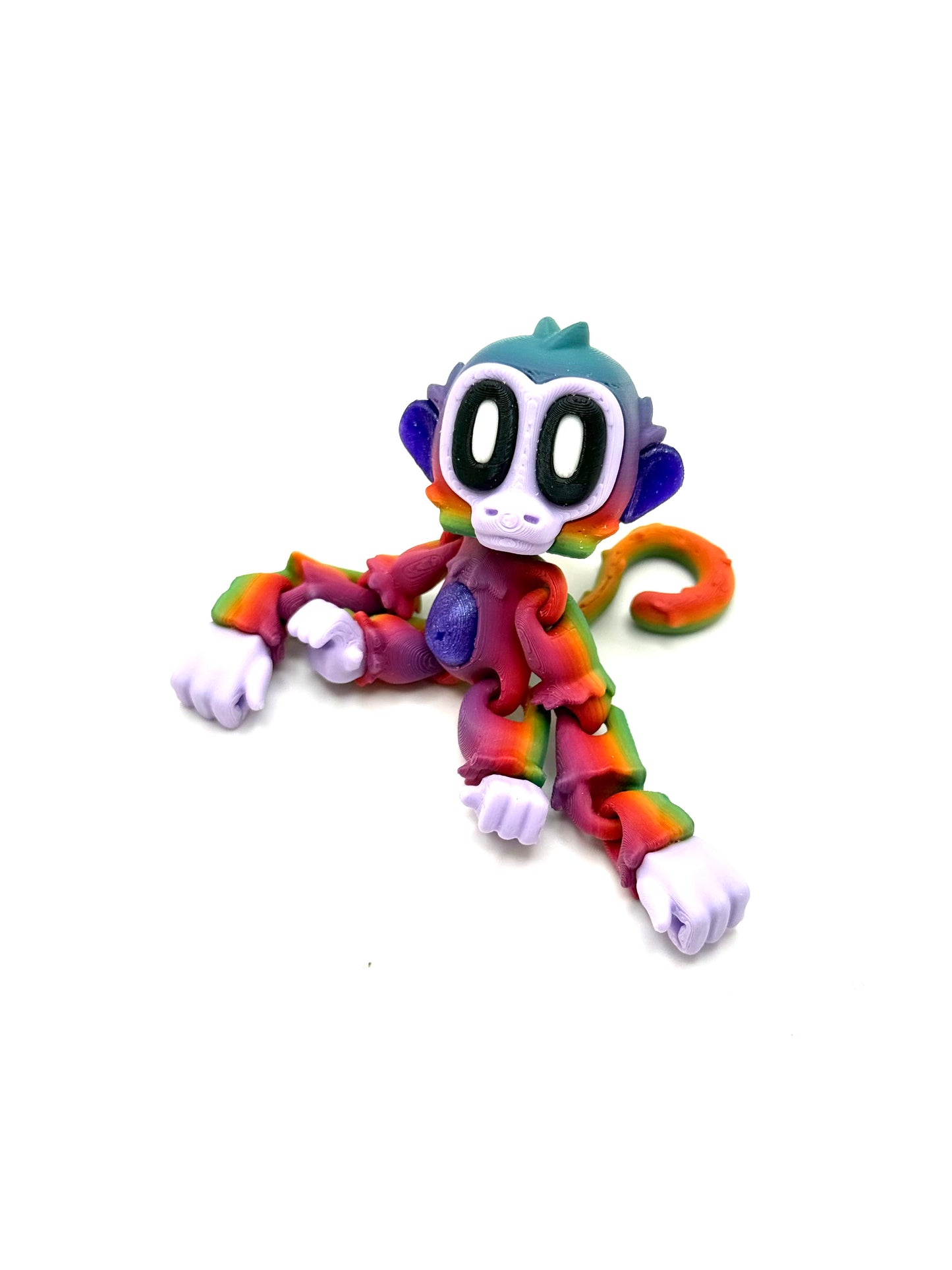 Mini Blob Monkey — Articulated Figurine