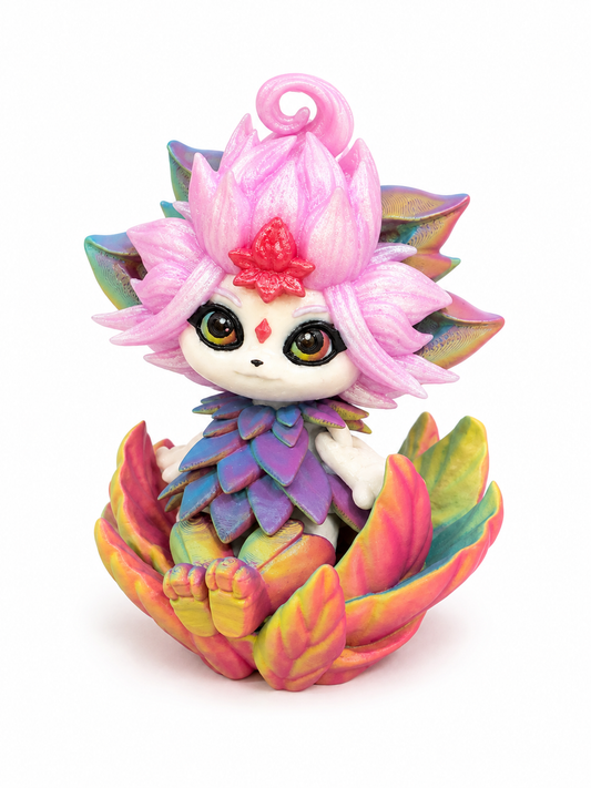 Forest Nymph Fairy — 5" Articulated Figurine with Flower Bloom