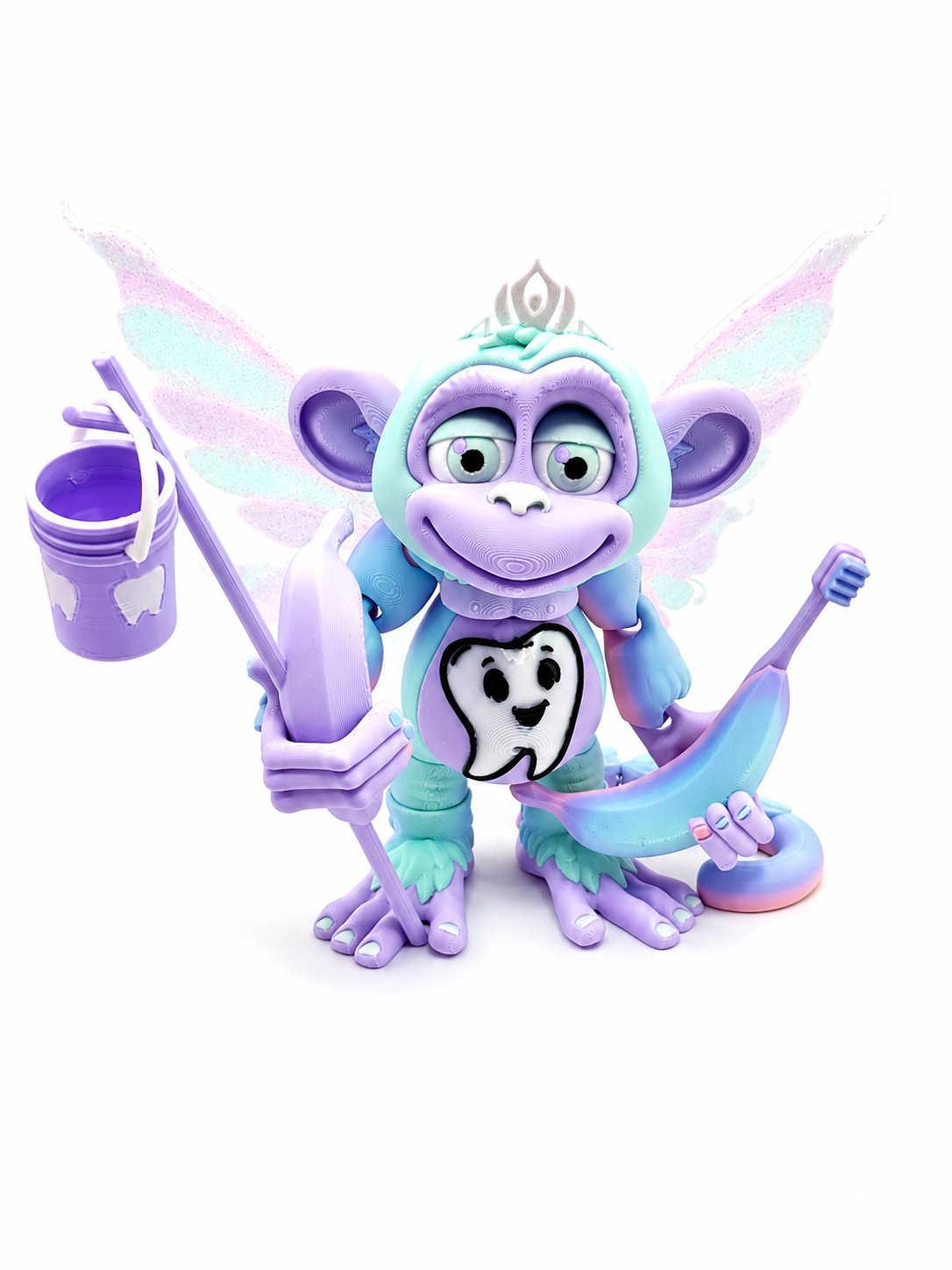 Tooth Fairy Monkey — 5.5" Articulated Collectible Figurine (HixTown Exclusive)