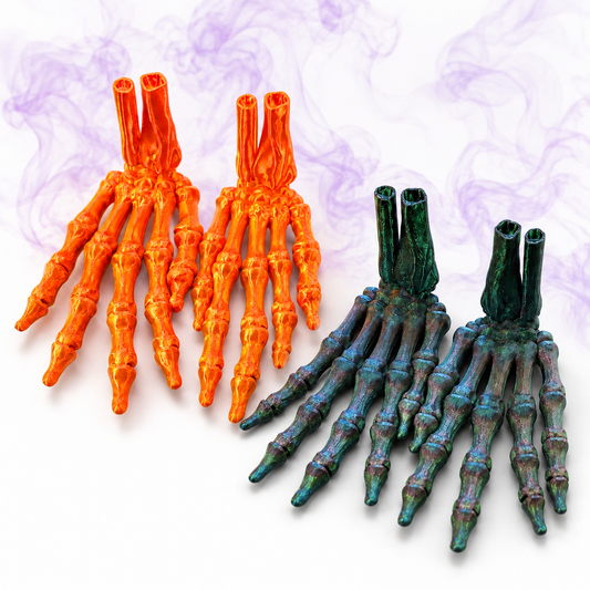 Articulating  Skeleton Hands 8"long - set of 2