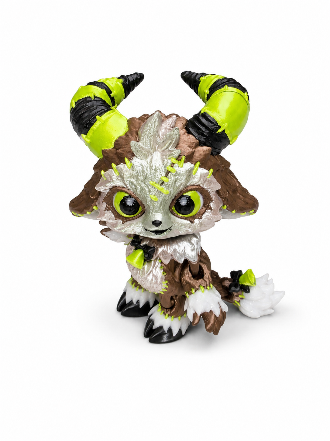 Thistle Goat 4 inch Articulated 3D Printed Fantasy Goat