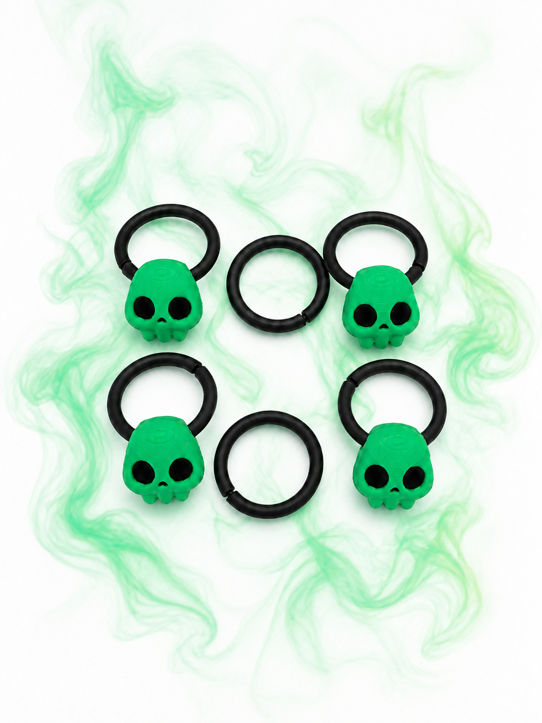Lupa Wolf Earing Accessories- Small, Med, Large 3D Printed Articulating Figurine