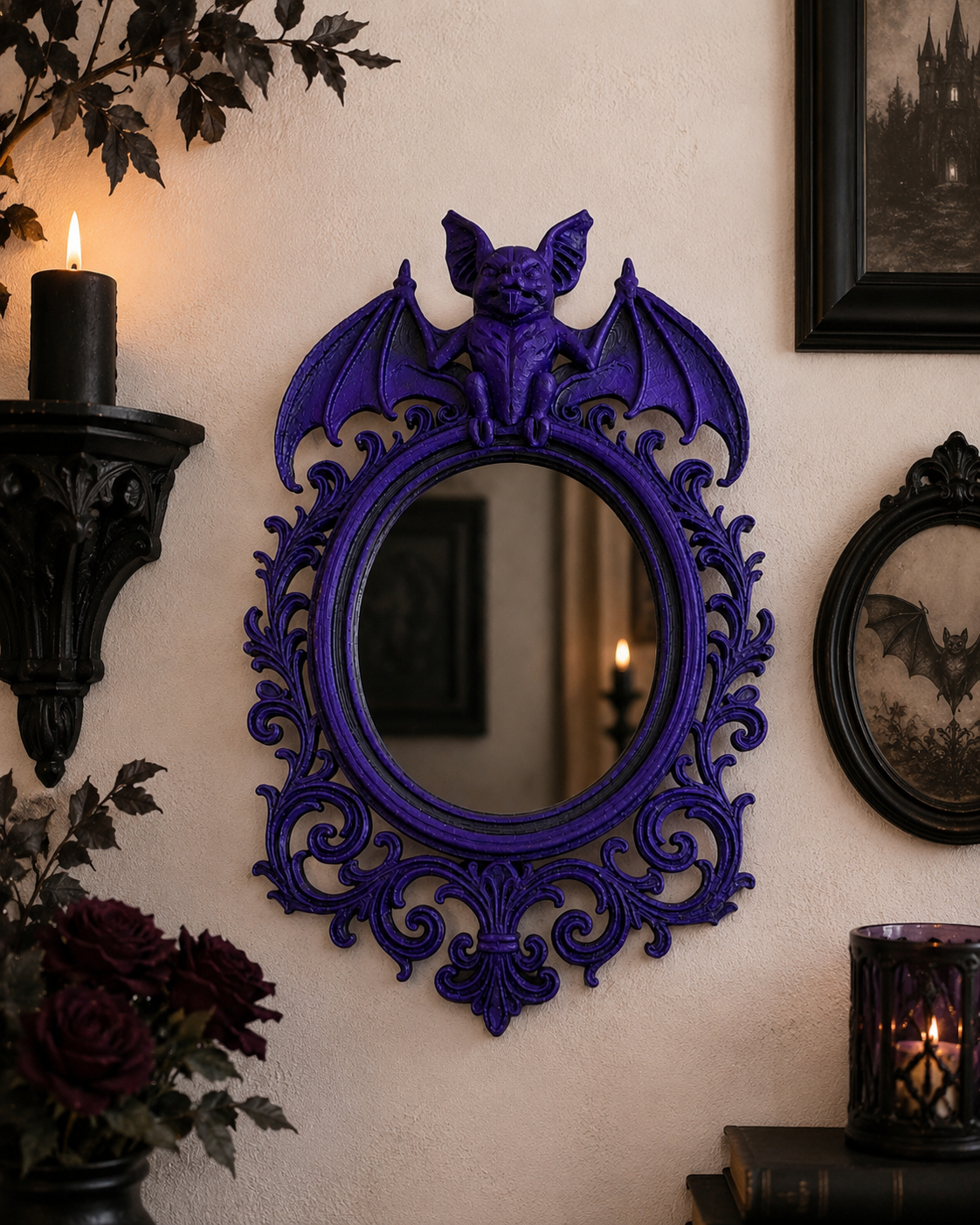 Gothic Victorian Frames Halloween Decor