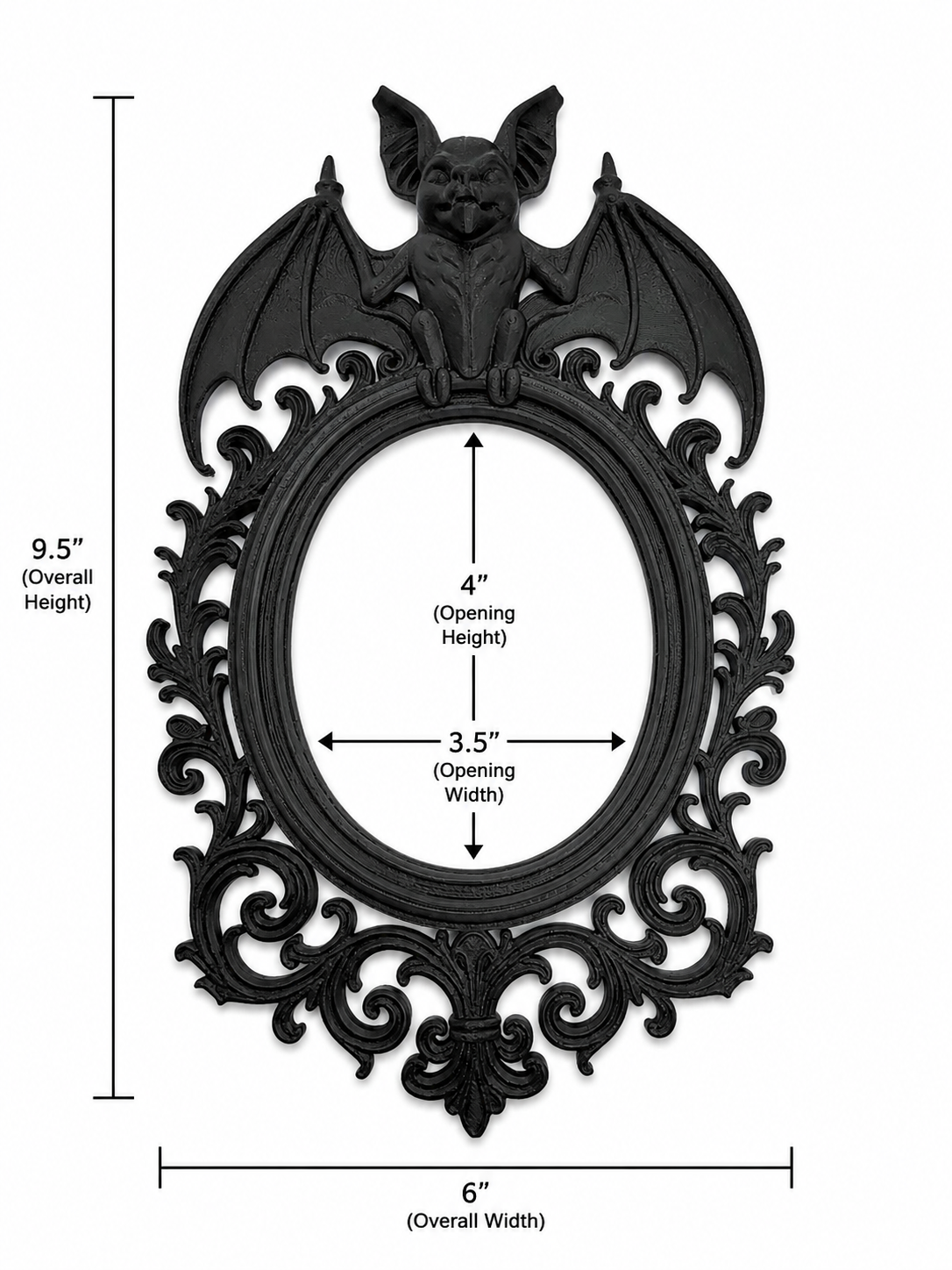 Gothic Victorian Frames Halloween Decor