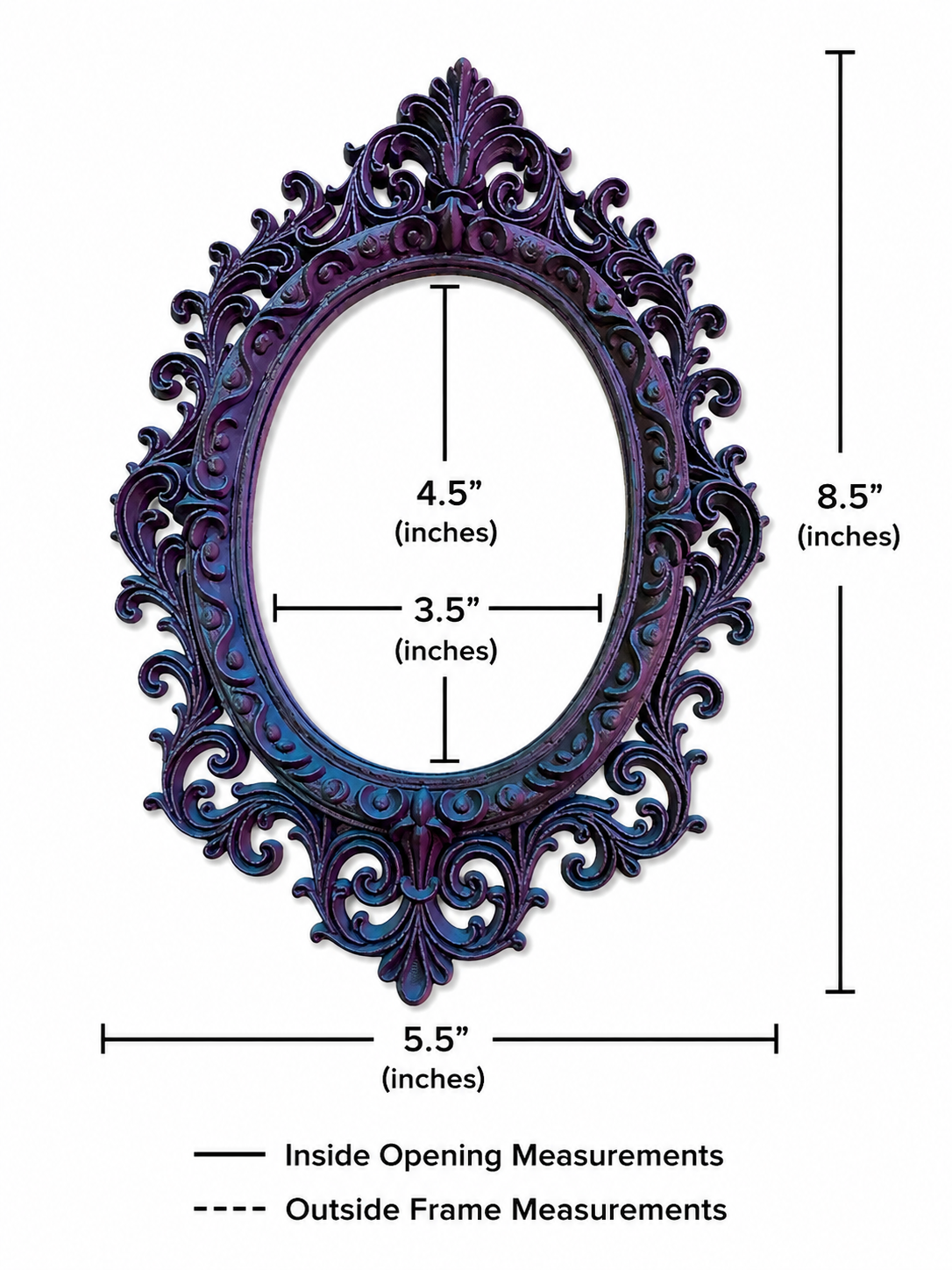 Gothic Victorian Frames Halloween Decor