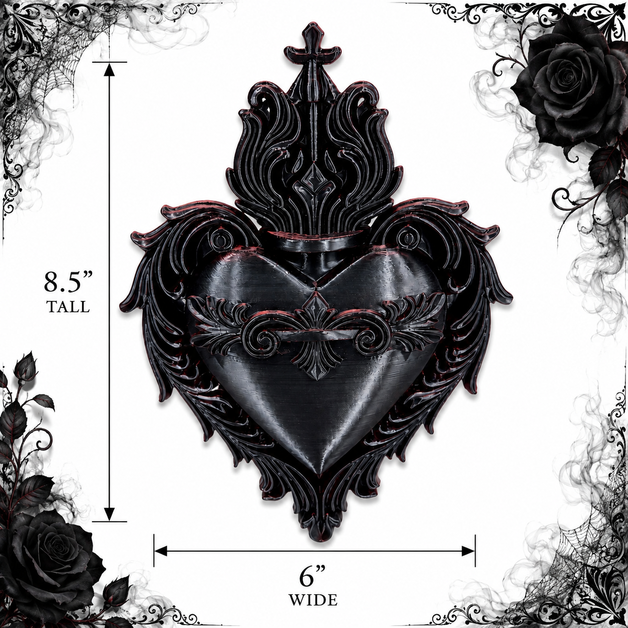 Ornate Gothic Plaque Collection Victorian 3D Wall Art