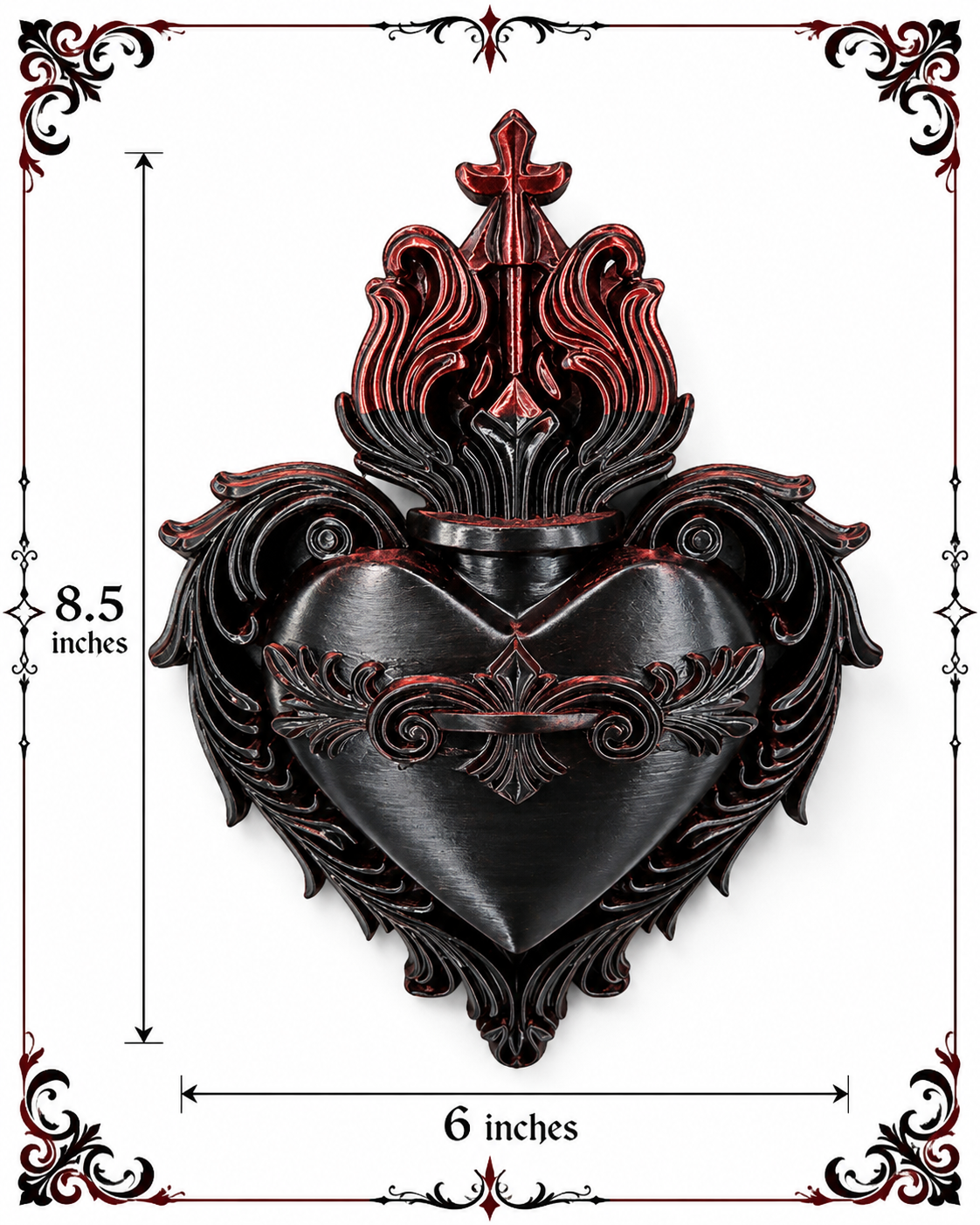 Ornate Gothic Plaque Collection Victorian 3D Wall Art
