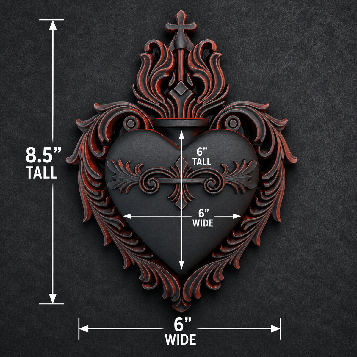 Ornate Gothic Plaque Collection Victorian 3D Wall Art