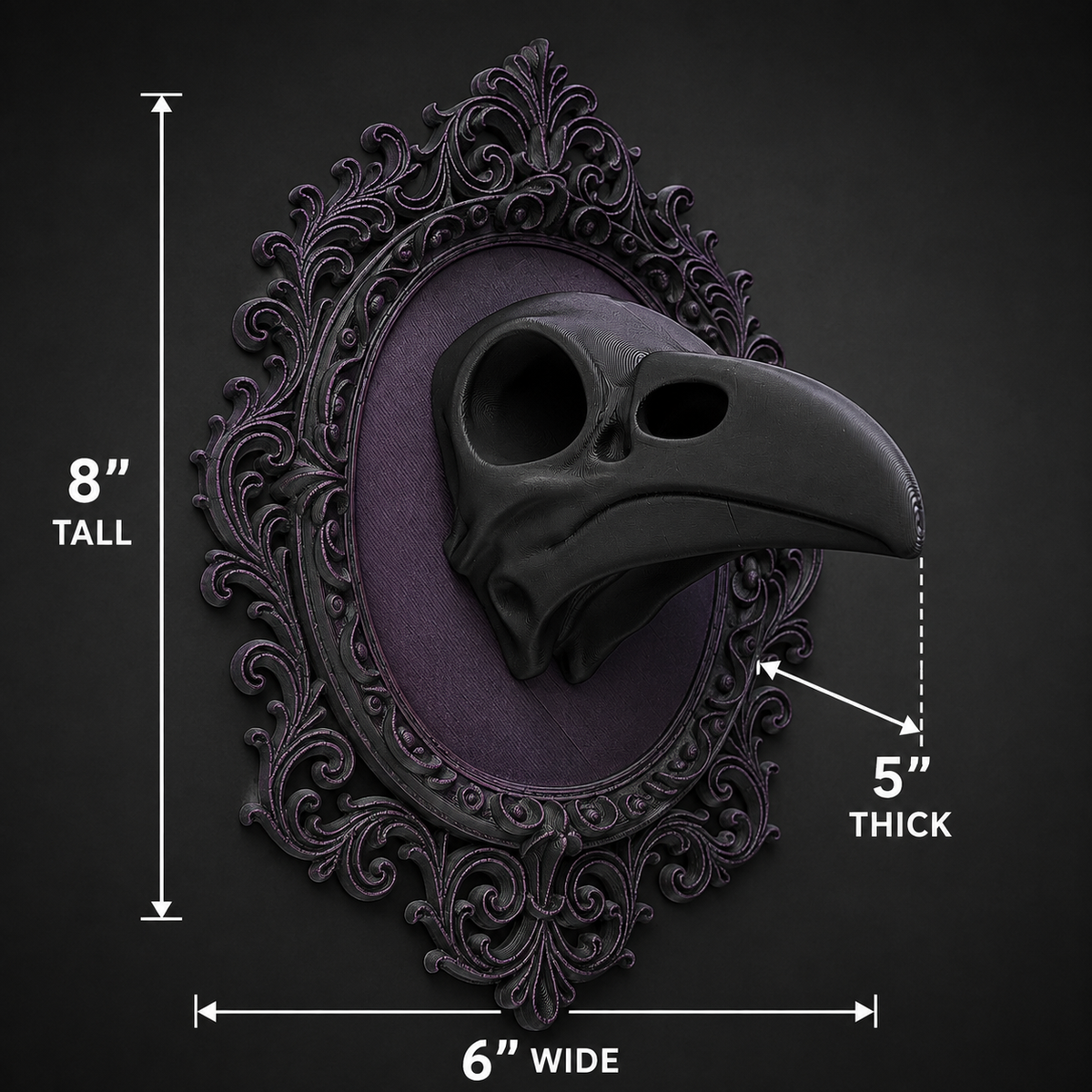 Ornate Gothic Plaque Collection Victorian 3D Wall Art