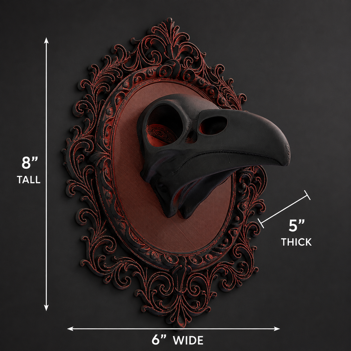 Ornate Gothic Plaque Collection Victorian 3D Wall Art