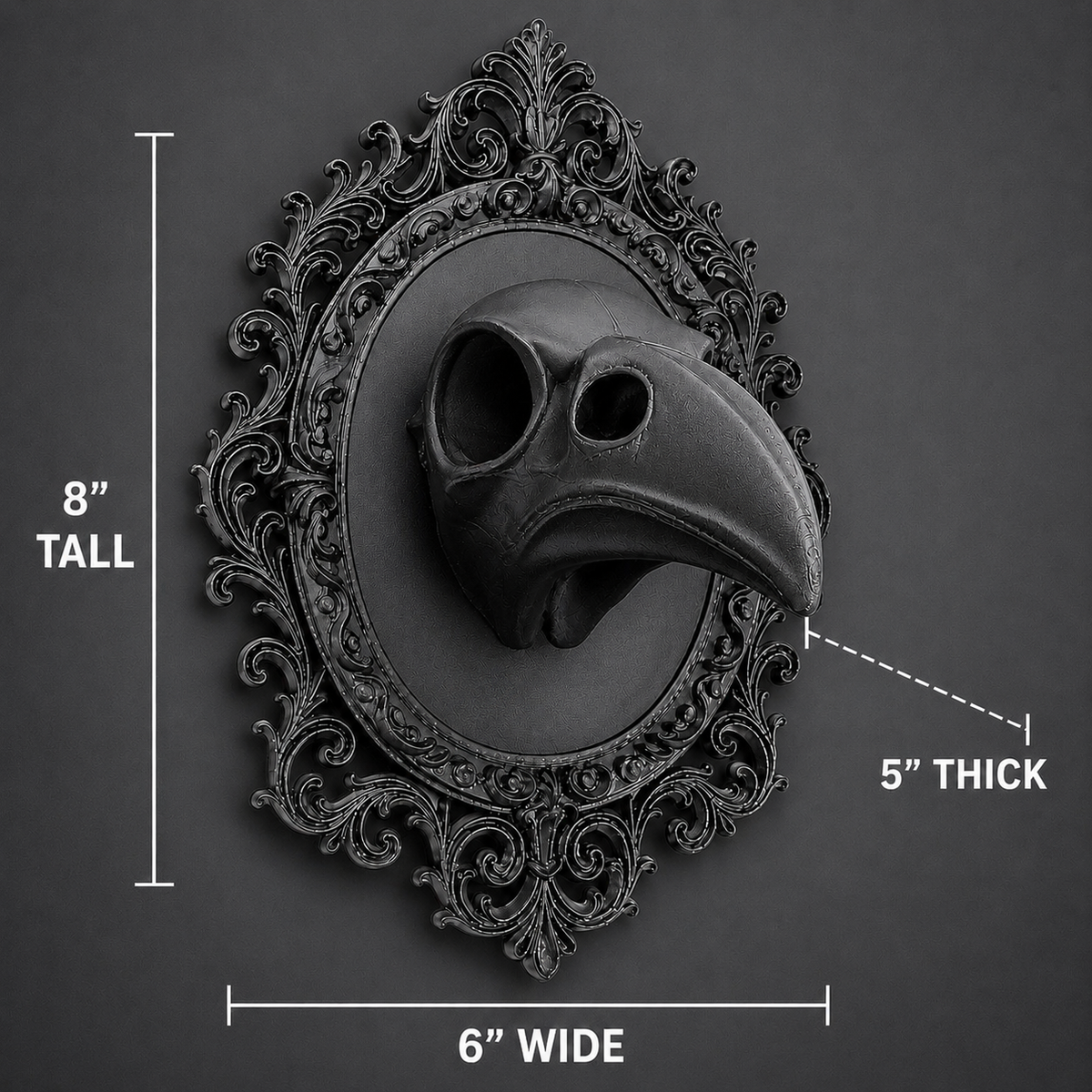 Ornate Gothic Plaque Collection Victorian 3D Wall Art