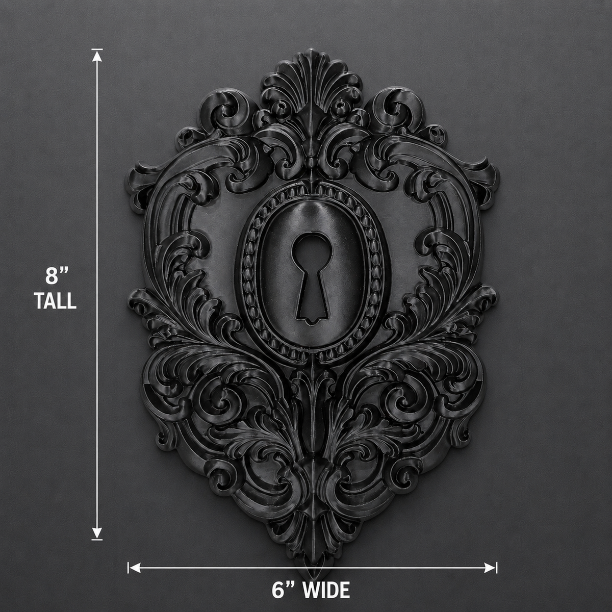 Ornate Gothic Plaque Collection Victorian 3D Wall Art