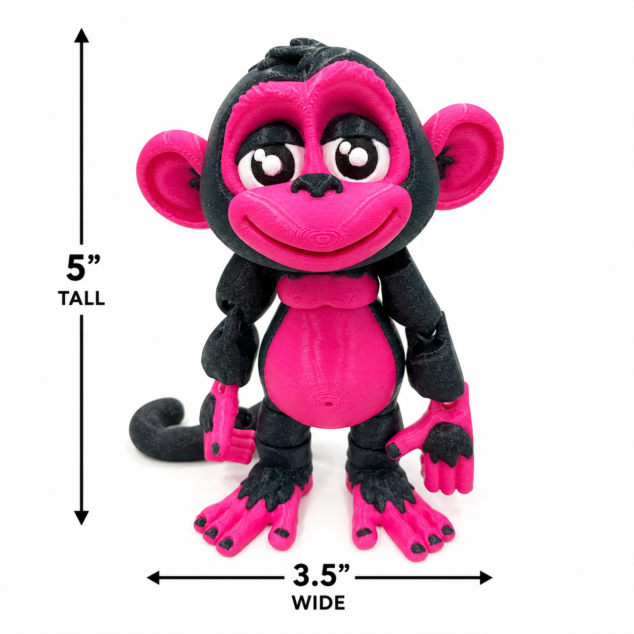 5.5" Monkeys — Articulated Collectible Figurines