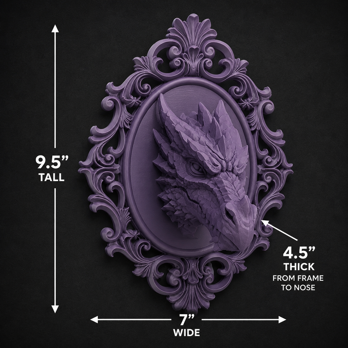 Ornate Gothic Plaque Collection Victorian 3D Wall Art