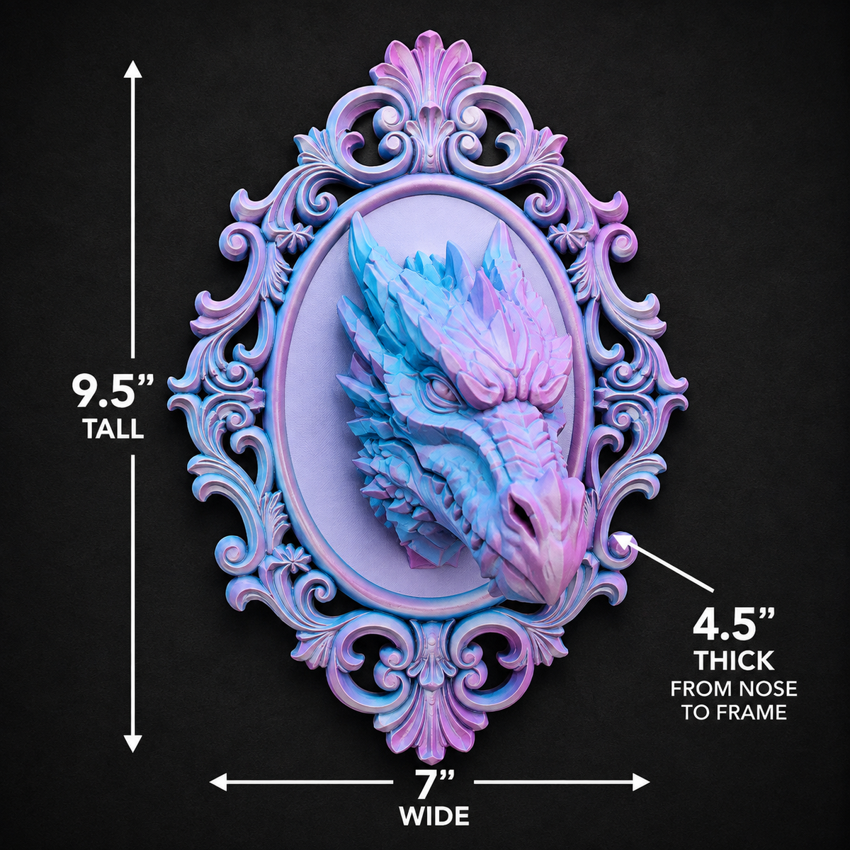 Ornate Gothic Plaque Collection Victorian 3D Wall Art