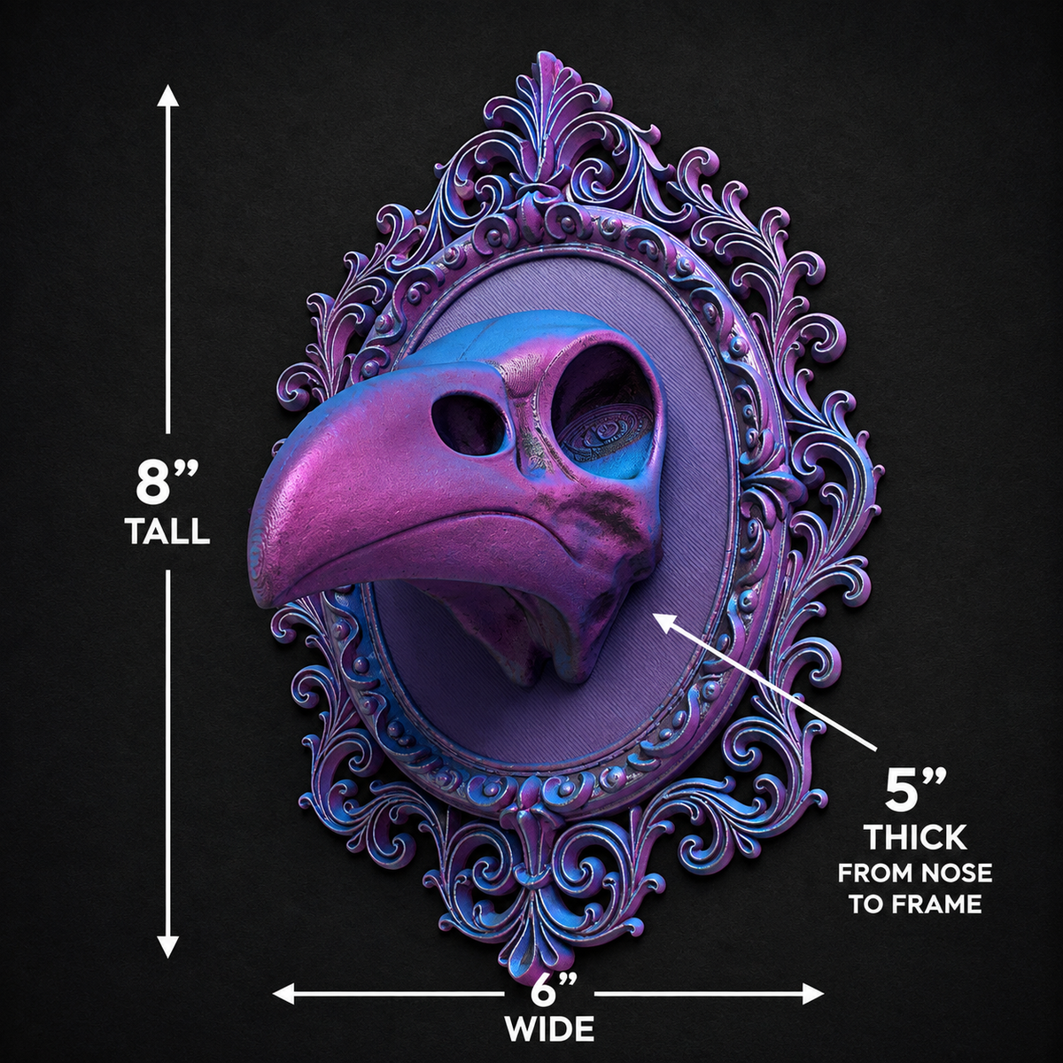 Ornate Gothic Plaque Collection Victorian 3D Wall Art