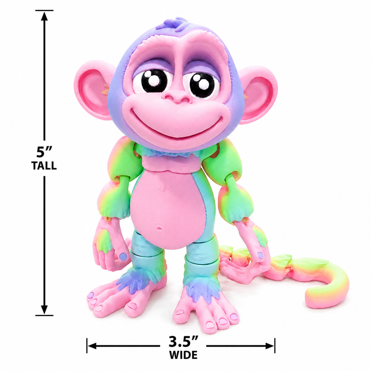 5.5" Monkeys — Articulated Collectible Figurines