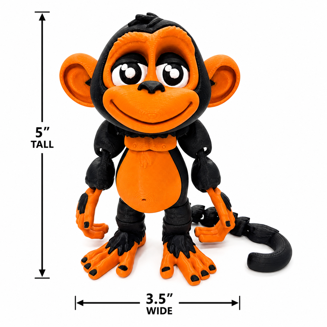 5.5" Monkeys — Articulated Collectible Figurines