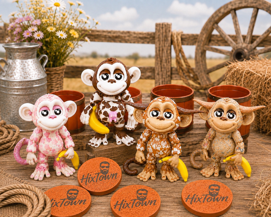 Barrell Buddy's Monkey's Den 2.5" With Barrell & Banana