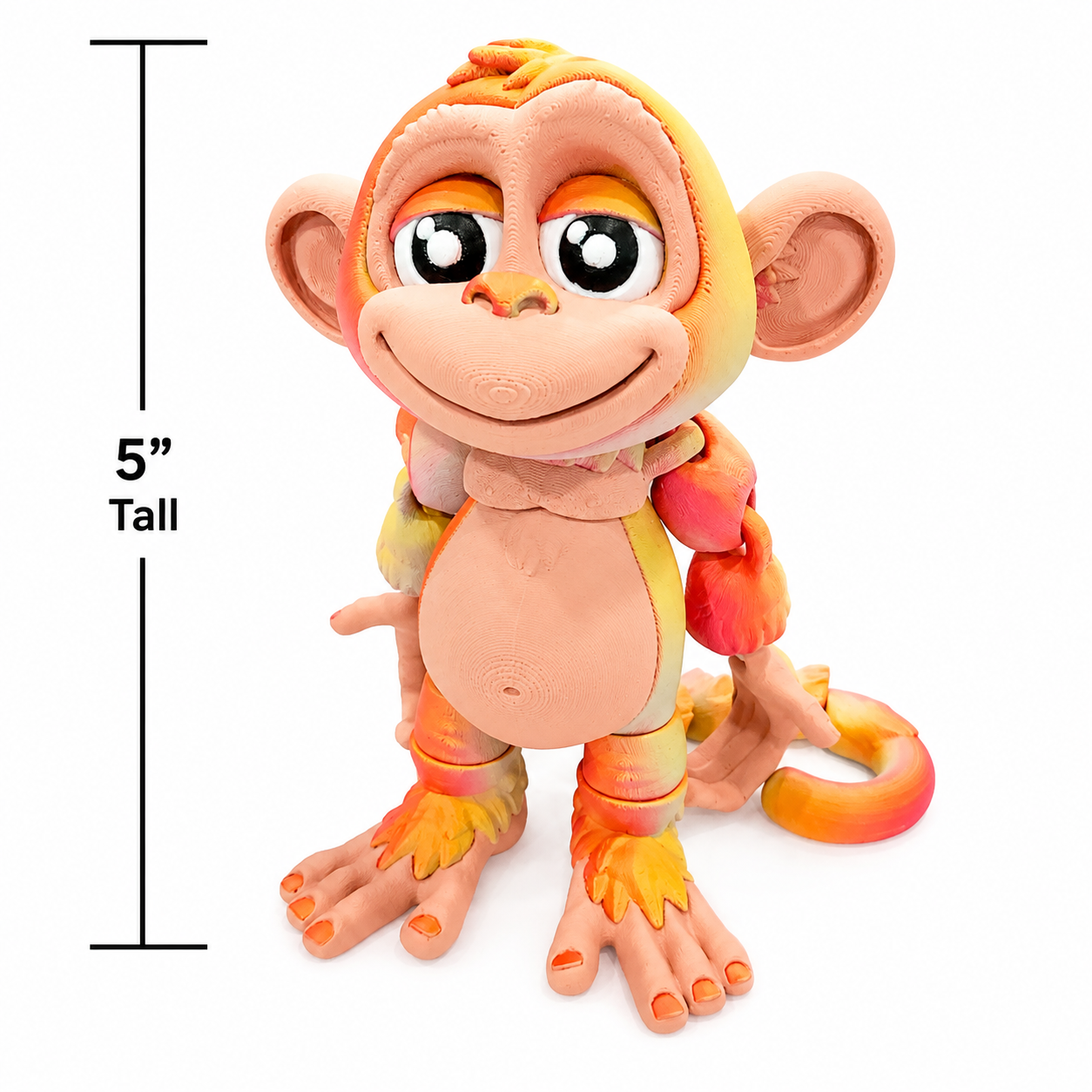 5.5" Monkeys — Articulated Collectible Figurines