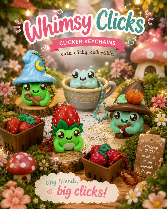 Whimsy clicks & keychains