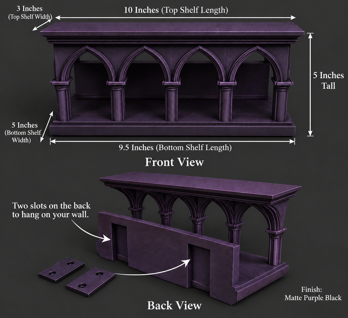 Gothic Shelves
