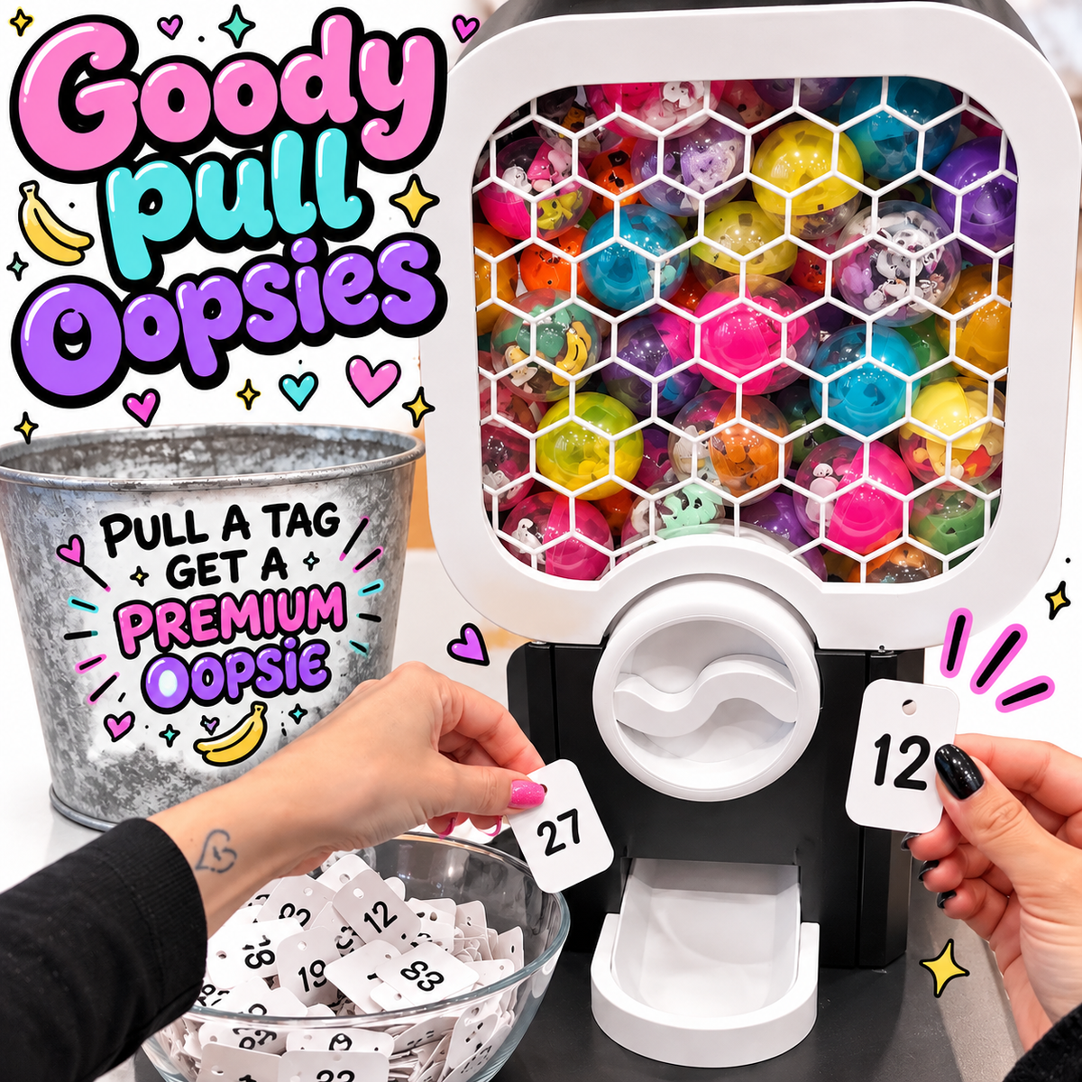 Goodie Pulls --3d printed articulating items