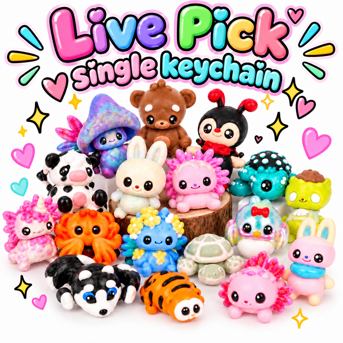 Clickers & Keychains Collection