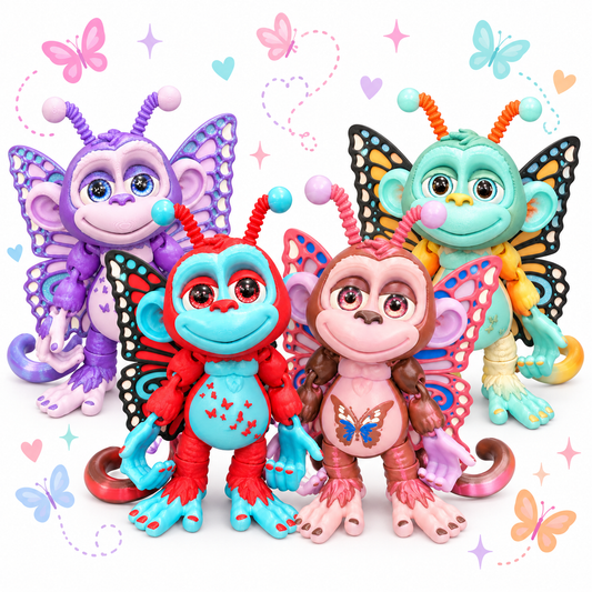 6" Glitterwing Butterfly Monkey