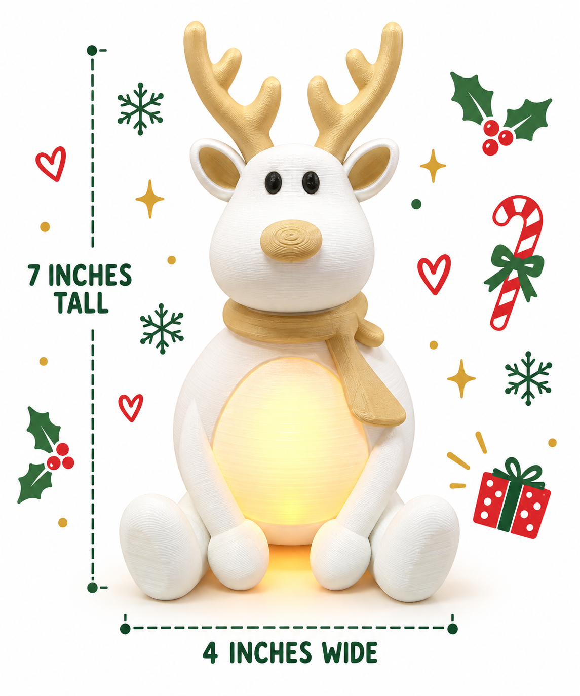 Rudy the Reindeer Tea Light Covers