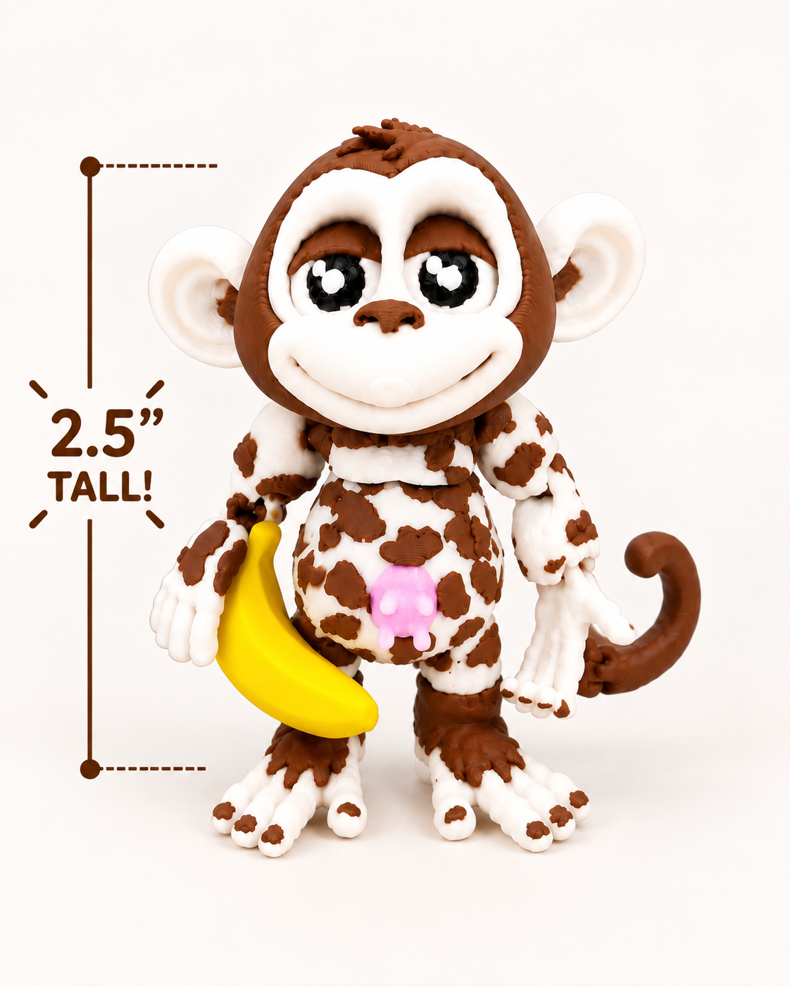 2.5" Barrell Buddy's Monkey & banana. (Barrells sold seperately)
